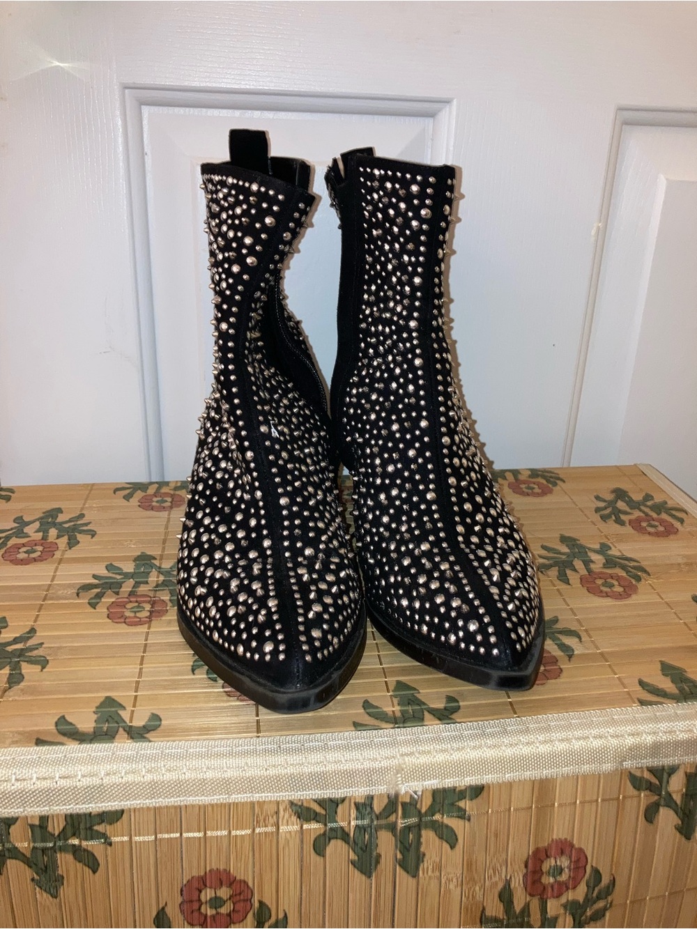 H&M Western Studded Ankle Boots